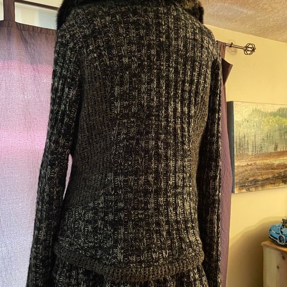 Vintage fresh fx sweater with fur collar - Picture 5 of 7